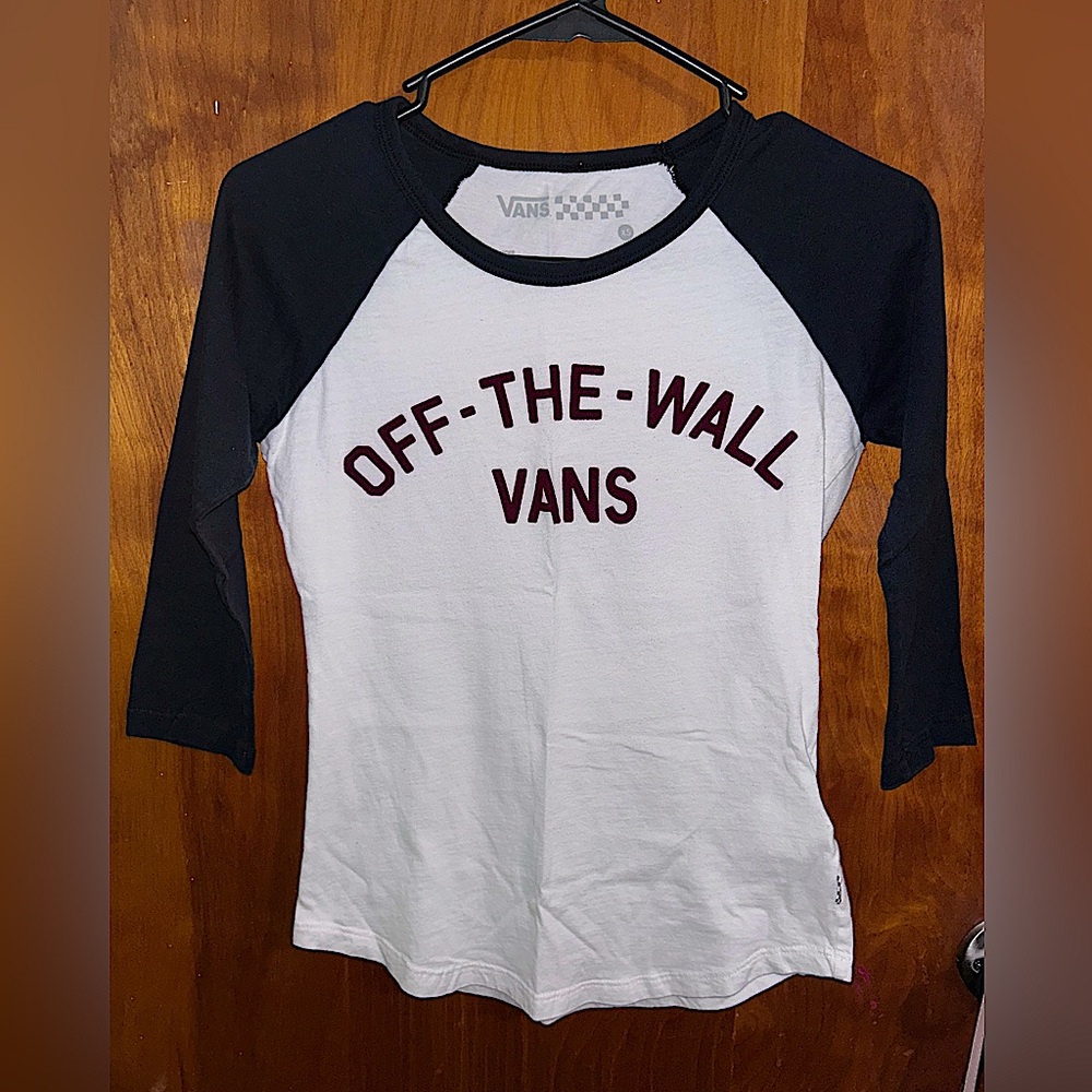 Off-the-Wall Vans half sleeve top (sz XS)
